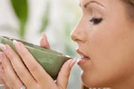 Drink tea without milk to lose flab