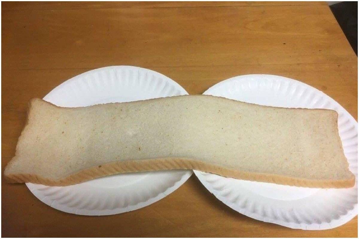 Distorted Bread Viral Photo of Bizarre 'Horizontal Bread' is Leaving Netizens with a ...